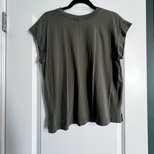 a new day Olive Green Cap Sleeve Tee